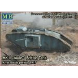 Maqueta Mk II Male British tank.Arras Battle per