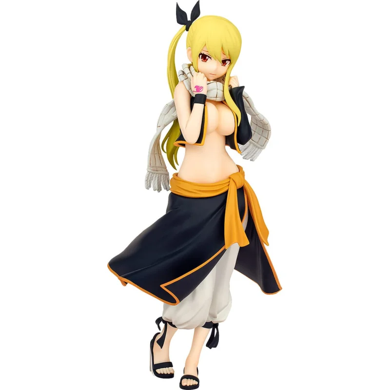 Figurita Fairy Tail Pop Up Parade Lucy Heartfilia Natsu Costume Ver. L Size 22 cm