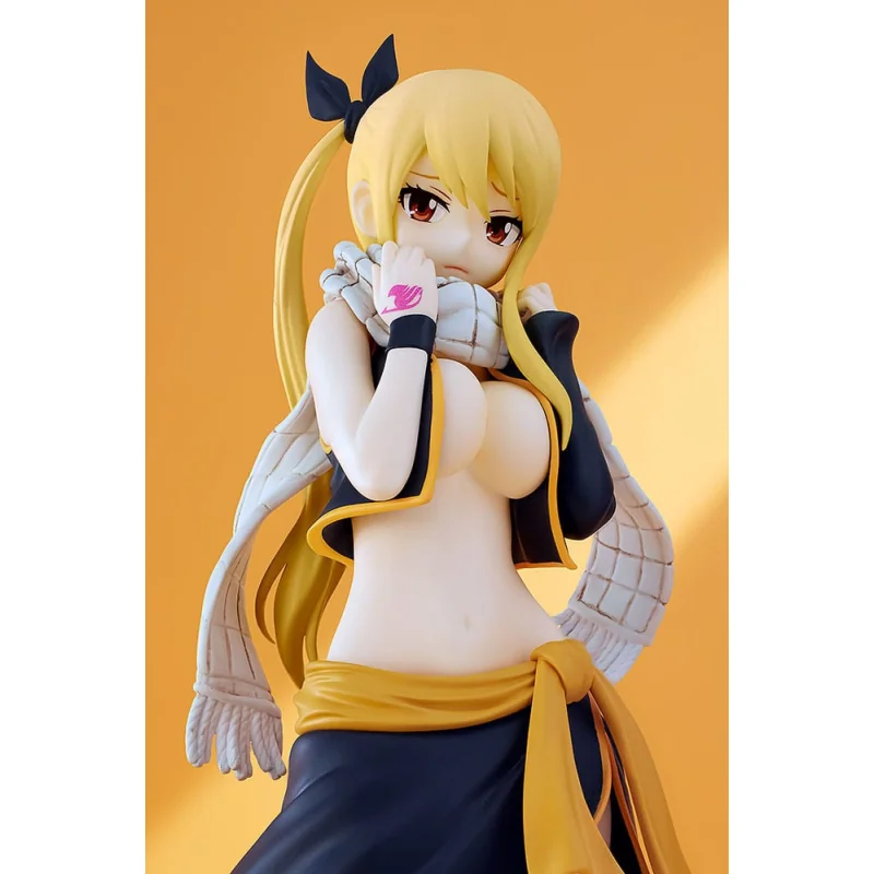 Good Smile Company Fairy Tail Pop Up Parade Lucy Heartfilia Natsu Costume Ver. L Size 22 cm