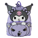 Bolsa Sanrio Kuromi Loungefly Mini Backpack Pumpkin