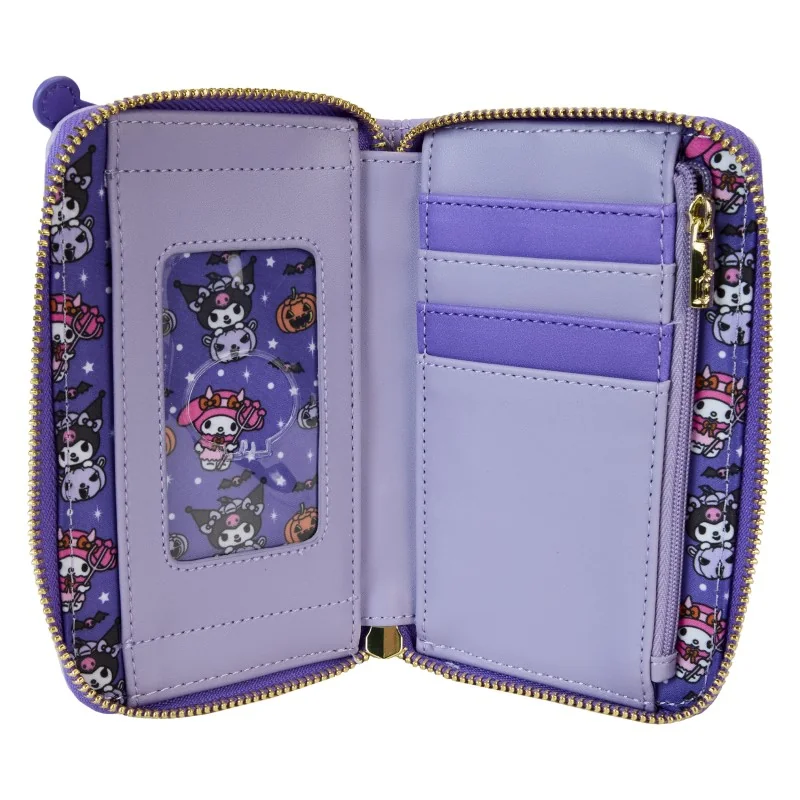 LFSANWA0994 Sanrio Kuromi Loungefly Pumpkin Wallet