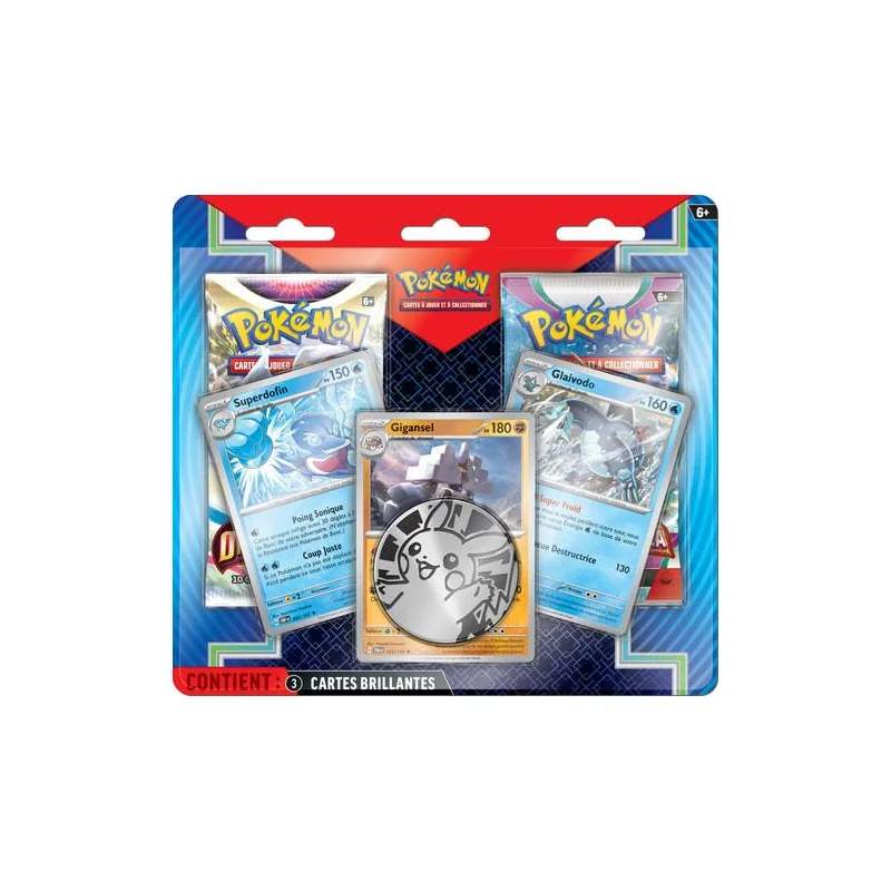  Pokemon TCG - FR Pokemon Duopack (Superdofin, Glaivodo and Gigansel) FR