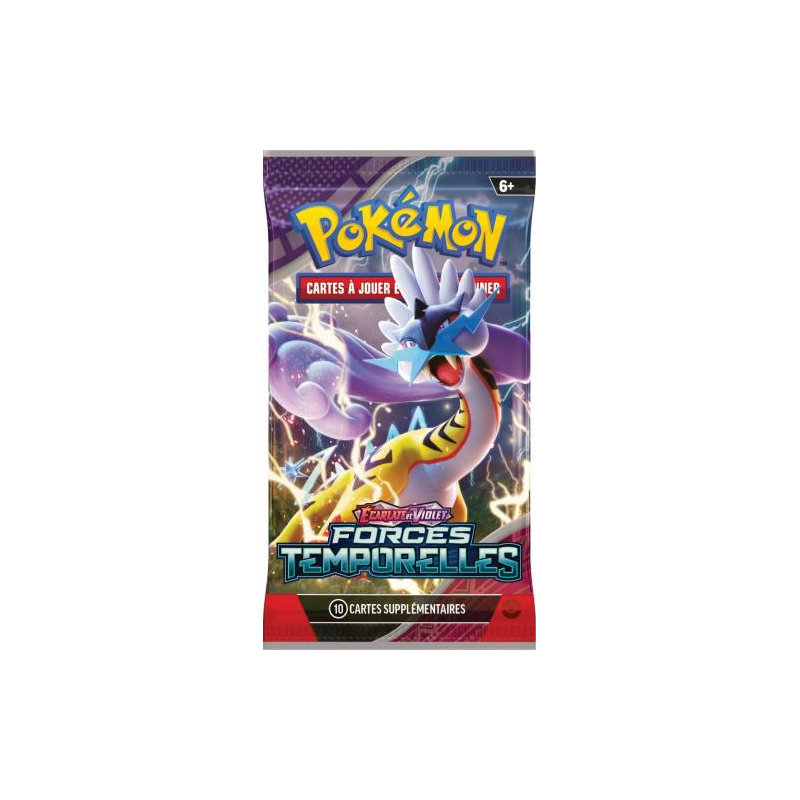  Pokemon TCG - Scarlet and Purple - Temporal Forces Blister Booster Pack (1 random Booster)FR