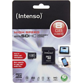  MicroSD 8 GB + adapter (Class 10)