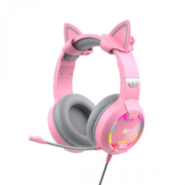  Gaming Headset - Wired with Microphone - Cat Ears - HAVIT