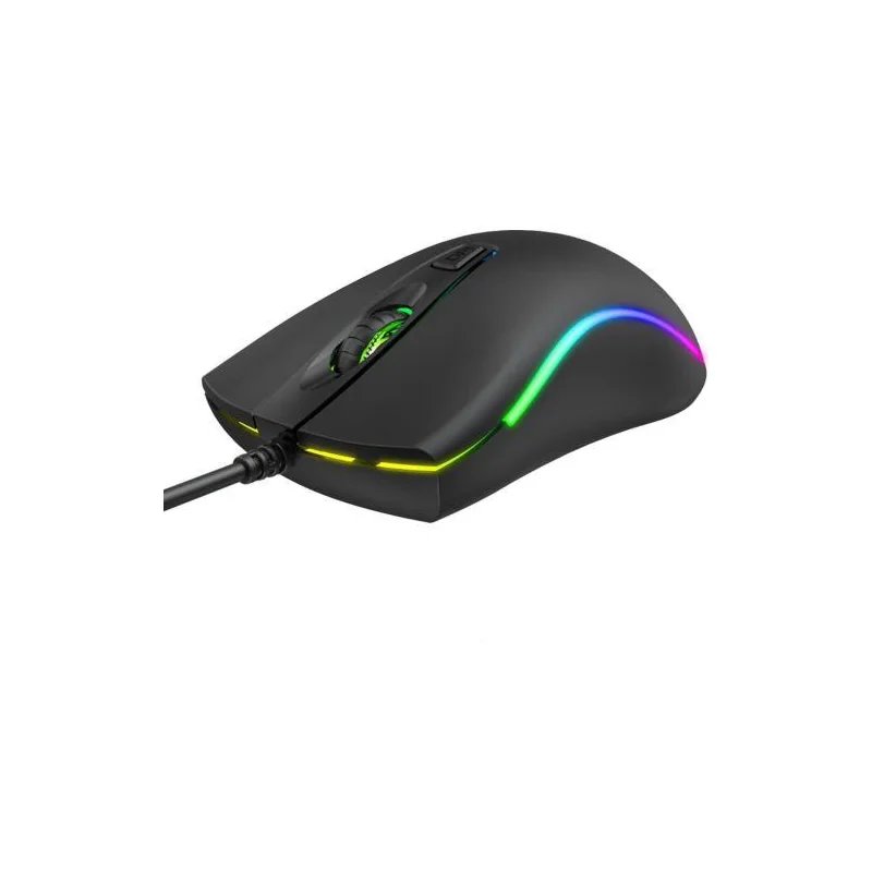 Gaming Keyboard:Mouse HAVIT - Wired Backlit Gaming Mouse - Black