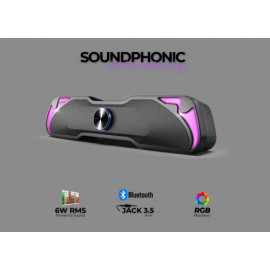 SoundPhonic RGB Bluetooth speaker - 6W RMS - Black
