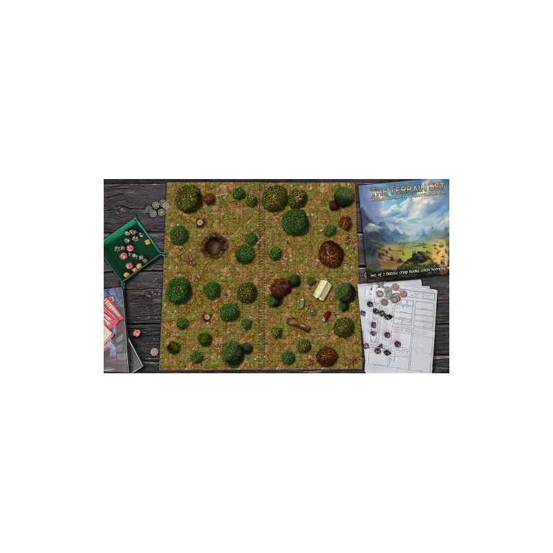 Juegos de mesa y accesorios The Terrain Set Build Your Own Battle Map Kit