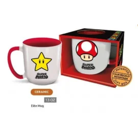  Super Mario - Breakfast Mug 360 ml - Symbols