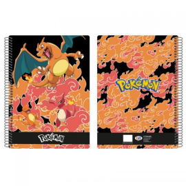  Pokemon - A4 grid notebook - Charmander