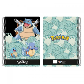  Pokemon - A4 Notebook Squares 4mm - Squirtle Evolution