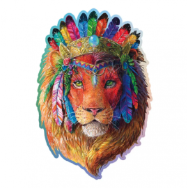  Wooden puzzle – Mystical lion – 250 pcs (40 unique pcs)