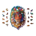 Puzzle Wooden puzzle – Mystical lion – 250 pcs (40 unique pcs)