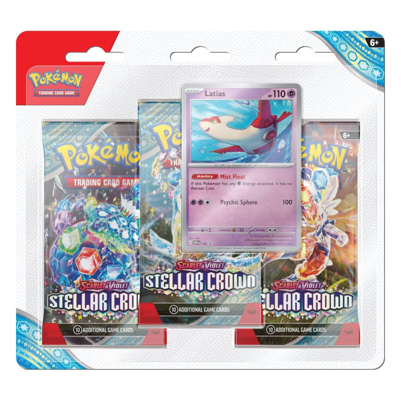 Colecciones de cartas Pokémon TCG Scarlet & Violet 07 pack 3 blister boosters *ENGLISH* Set (2)