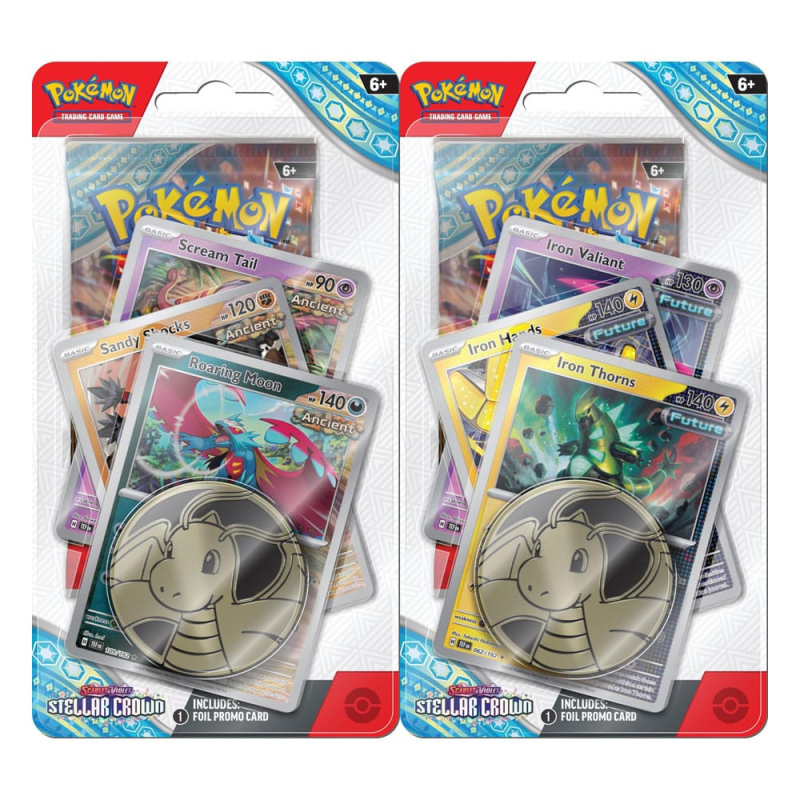  Pokémon TCG Scarlet & Violet 07 Premium Checklane Blisters *ENGLISH* Set (2)