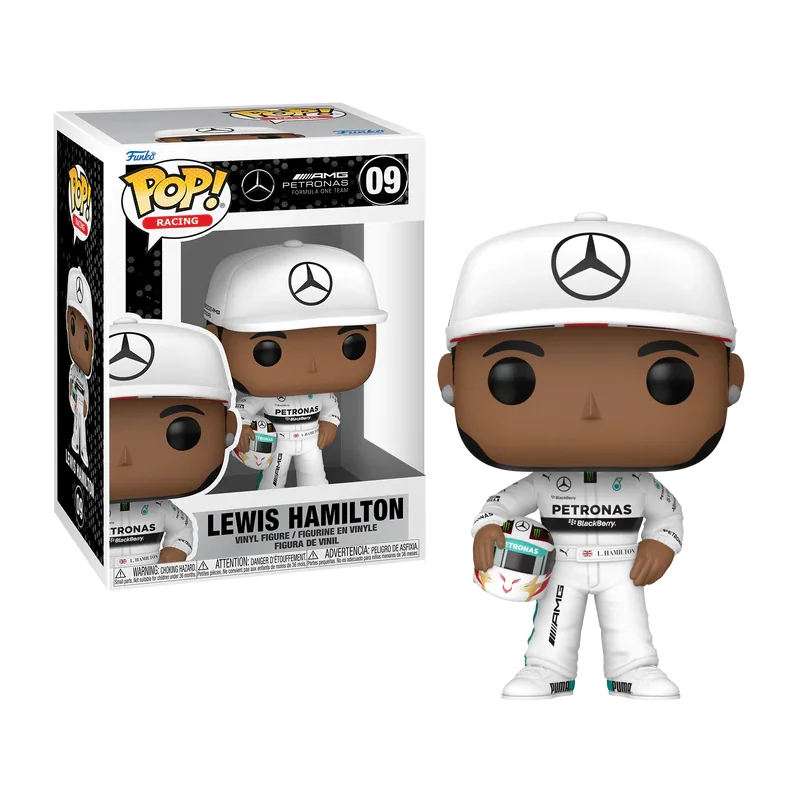 Figura Pop RACING - POP Racing N° 09 - Lewis Hamilton with helmet