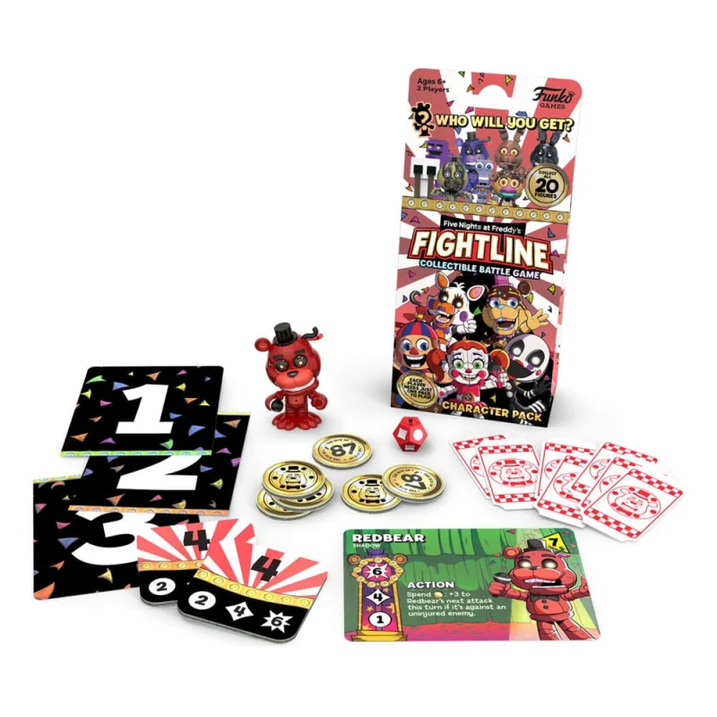 Funko Five Nights at Freddy's card game expansion pack Collectable Battle Game Fightline