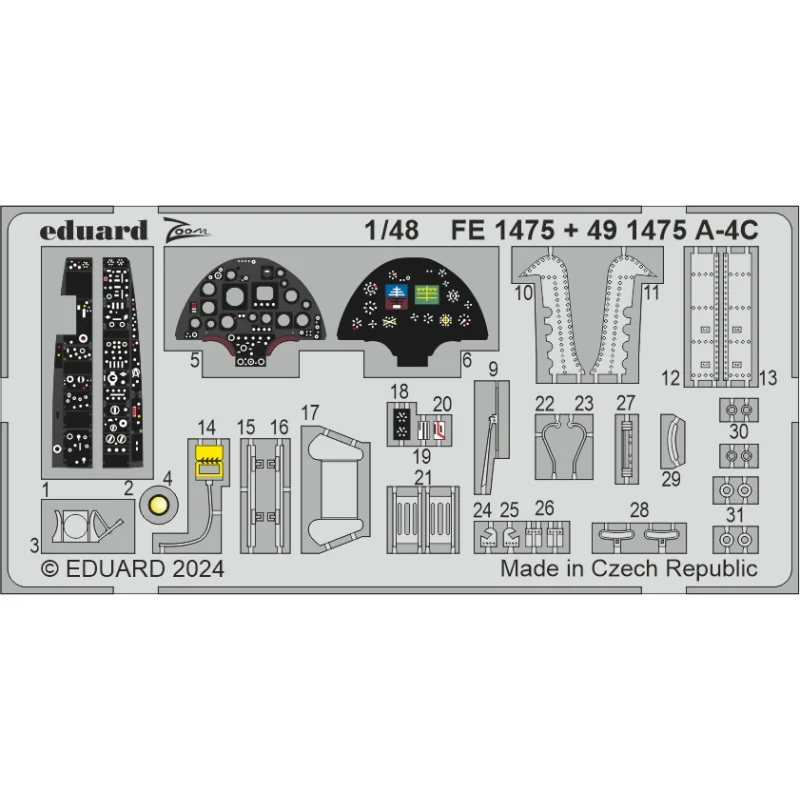 Accesorio Douglas A-4C Skyhawk 1/48 (designed to be used with Hasegawa and Hobby 2000 kits) SEPTEMBER RELEASE EXPECTED TO BE IN