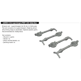 Accesorio Consolidated B-24J Liberator superchargers PRINT 1/48 (designed to be used with Hobby Boss kits) SEPTEMBER RELEASE EX