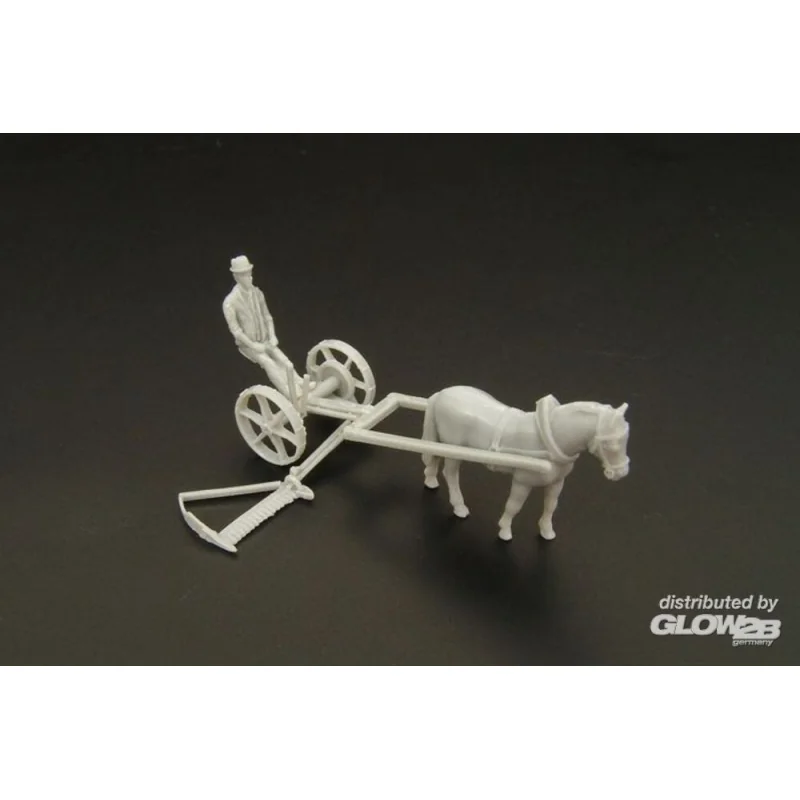 Maqueta Grass chopper MELICHAR w horse