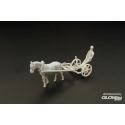 Maqueta militar Grass chopper MELICHAR w horse