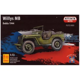 Maqueta Willys Jeep MB Dukla 1944