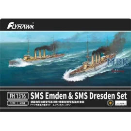 Maqueta SMS Emden & SMS Dresden Set