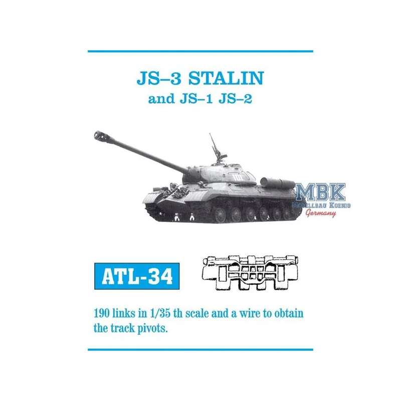  JS-3 Stalin, JS-1, JS-2 tracks