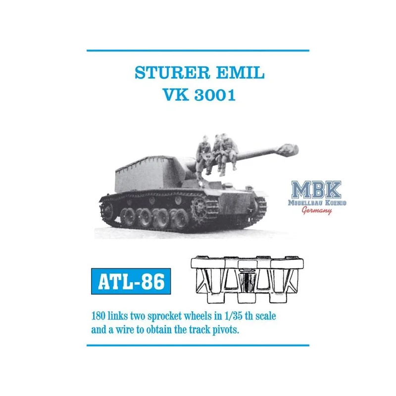  Sturer Emil, VK3001 tracks