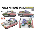 Maqueta militar M1A1 Abrams UKRAINE (updated version w/work.track)