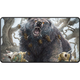  MTG: Bloomburrow Black stitched Playmat Art 2