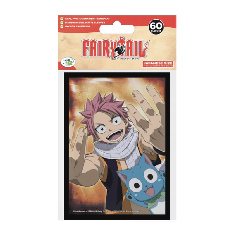  FAIRY TAIL - Natsu and Happy - Card Sleeves Japanese Size (62x89mm)