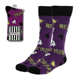  Beetlejuice socks Purple 38-45