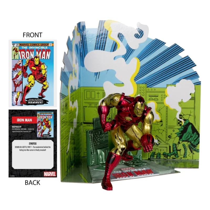 Figuras Marvel 1/10 Iron Man (The Invincible Iron Man 126) 11 cm