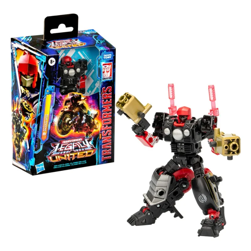 Hasbro Transformers Generations Legacy United Deluxe Class - Star Raider Road Pig Figure 14 cm