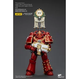 Figurita Warhammer The Horus Heresy - Figure 1/18 Thousand Sons Legion MK IV Tactical Squad Legionary with Legion Vexilla 12 cm