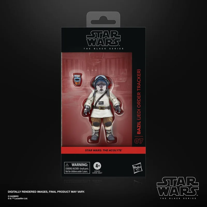 Figuras Star Wars: The Acolyte Black Series figure Bazil (Jedi Order Tracker) 10 cm