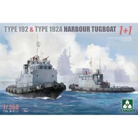 Maqueta TAKOM MODEL: 1/350; TYPE 192 & TYPE 192A HARBOR TUGBOAT 1+1