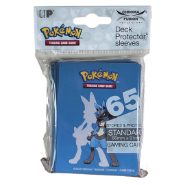  Pokemon Ultrapro Lucario Deck Protector Sleeves Pack of 65pcs