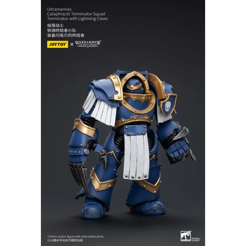 Figuras Warhammer The Horus Heresy figure 1/18 Ultramarines Cataphractii Terminator Squad Terminator with Lightning Claws 14 cm