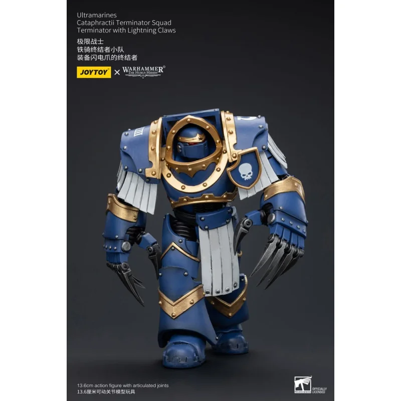 JT7394 Warhammer The Horus Heresy figure 1/18 Ultramarines Cataphractii Terminator Squad Terminator with Lightning Claws 14 cm