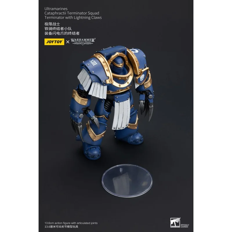 Warhammer The Horus Heresy figure 1/18 Ultramarines Cataphractii Terminator Squad Terminator with Lightning Claws 14 cm