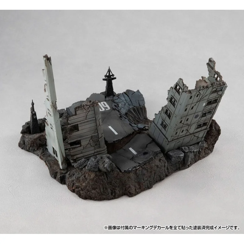 Mobile Suit Gundam diorama PVC Realistic Model Series G Structure GS02M The abandoned buildings in New York City Material Color 