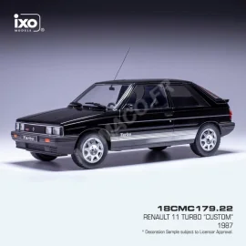 Miniatura RENAULT 11 TURBO CUSTOM TUNNING 1987 NOIR