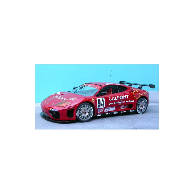 Miniatura FERRARI 360 LM LE MANS 2003 BODY WHEELS SPOILER DECAL