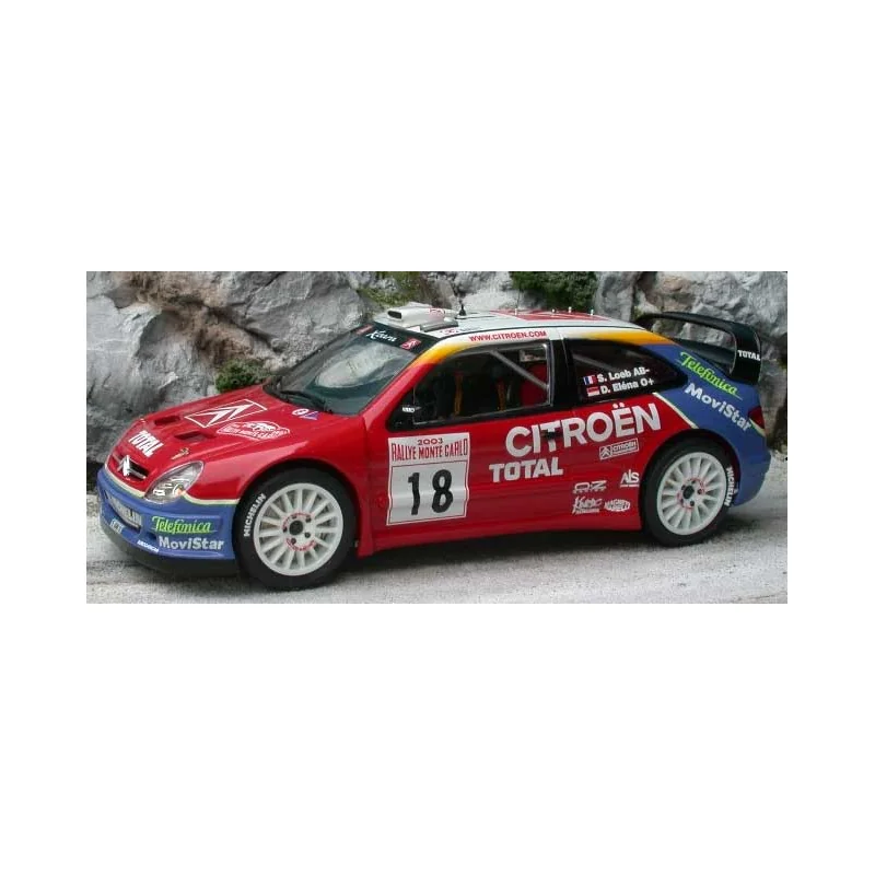 Miniatura CITROEN XSARA WRC MONTE CARLO 2003 LOEB