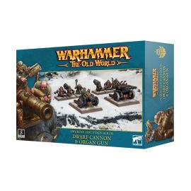 Juego de figura DWARFEN M/HOLDS:DWARF CANNON & ORGAN GUN 10-14