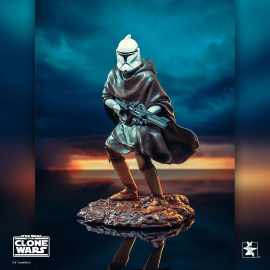 Figurita Star Wars: The Clone Wars statuette 1/7 Hawkbat Battalion Clone Trooper 2019 Premier Guild Membership Gift 25 cm