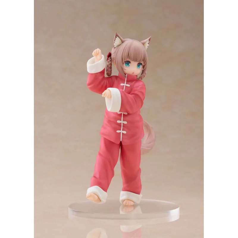 My Cat Is a Kawaii Girl statuette Palette Dress-Up Collection Kinako Nyang fu Ver. 15cm