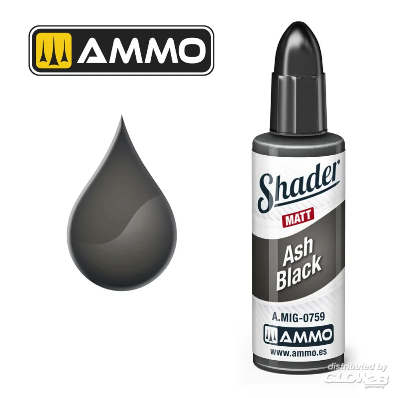 Pintura MATT SHADER Ash Black